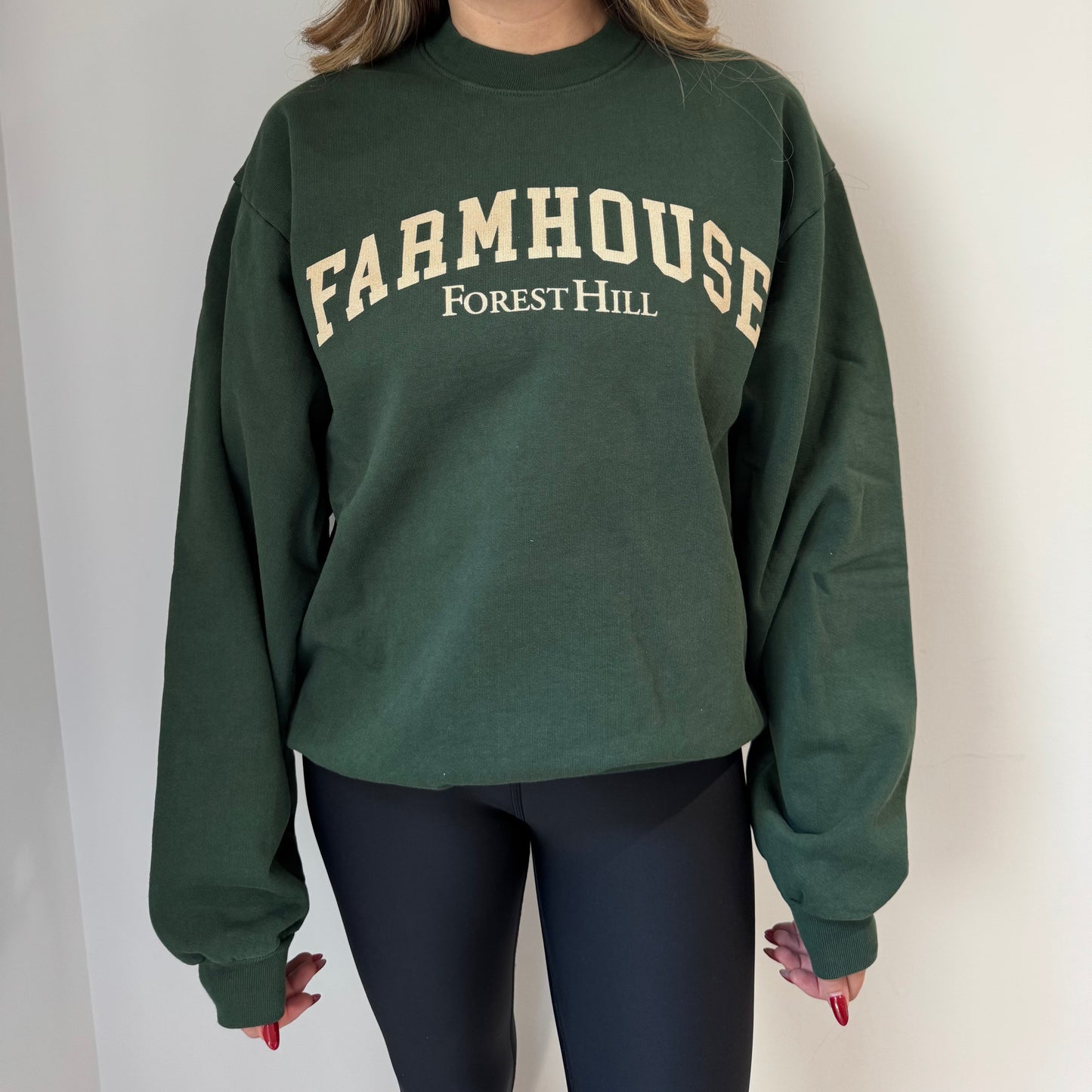 Farmhouse Classic Green Crewneck