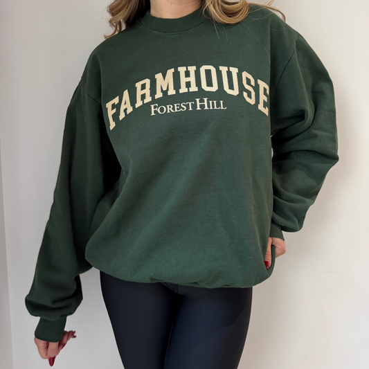 Farmhouse Classic Green Crewneck