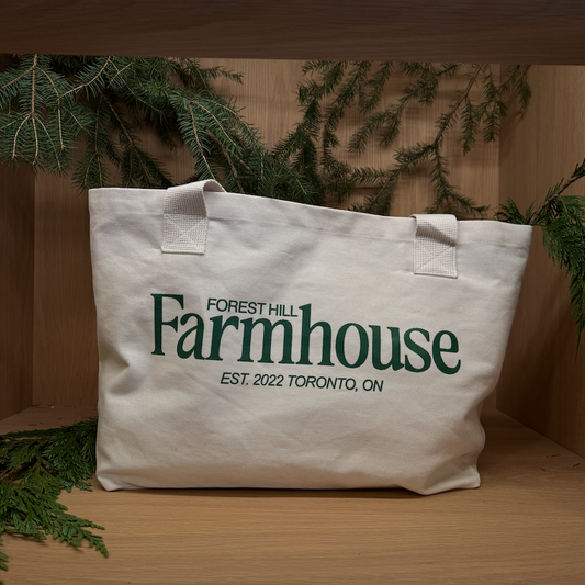 Farmhouse Canvas Tote